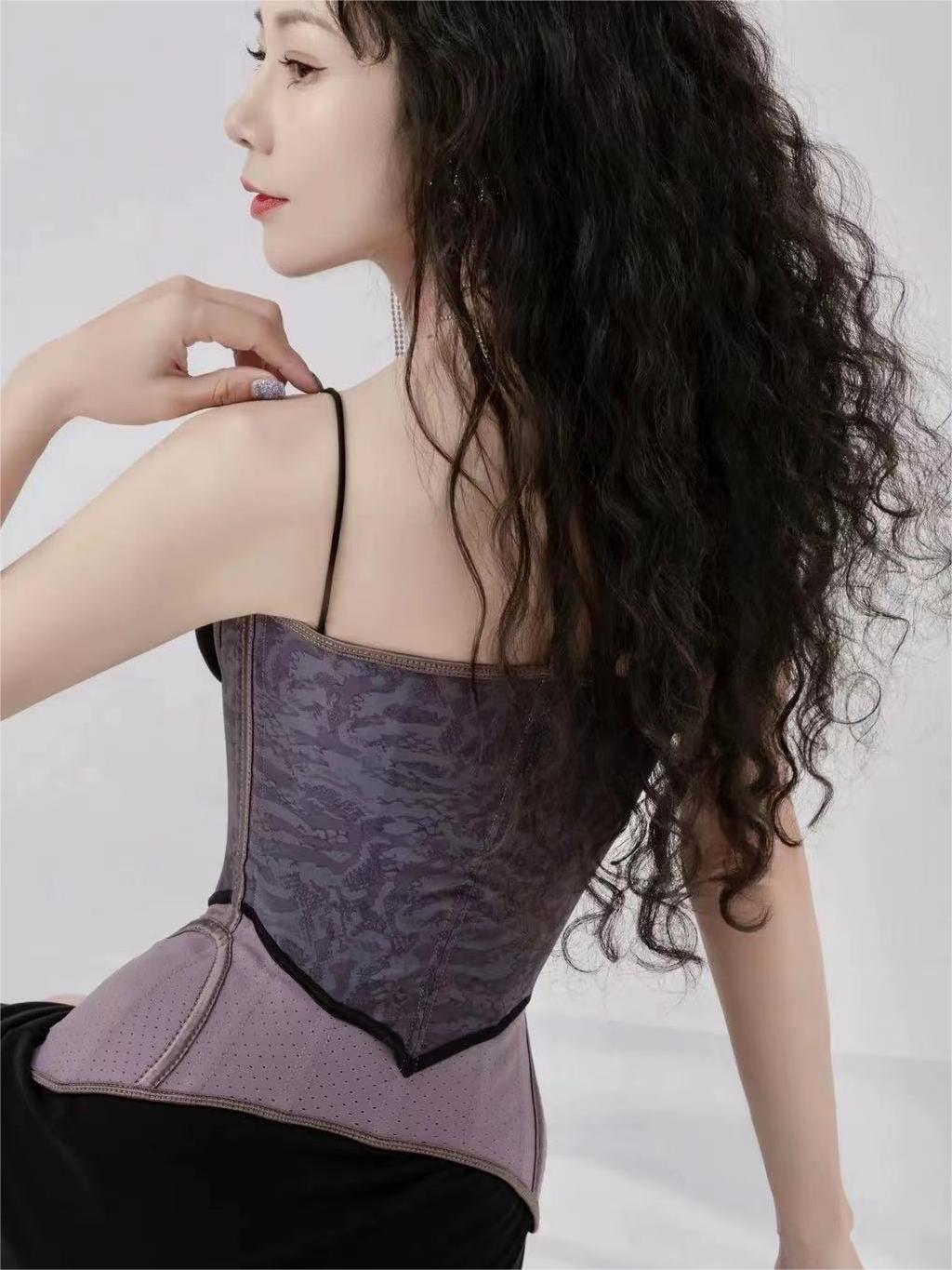 Sziqi 15 clips summerwistaria waist trainer