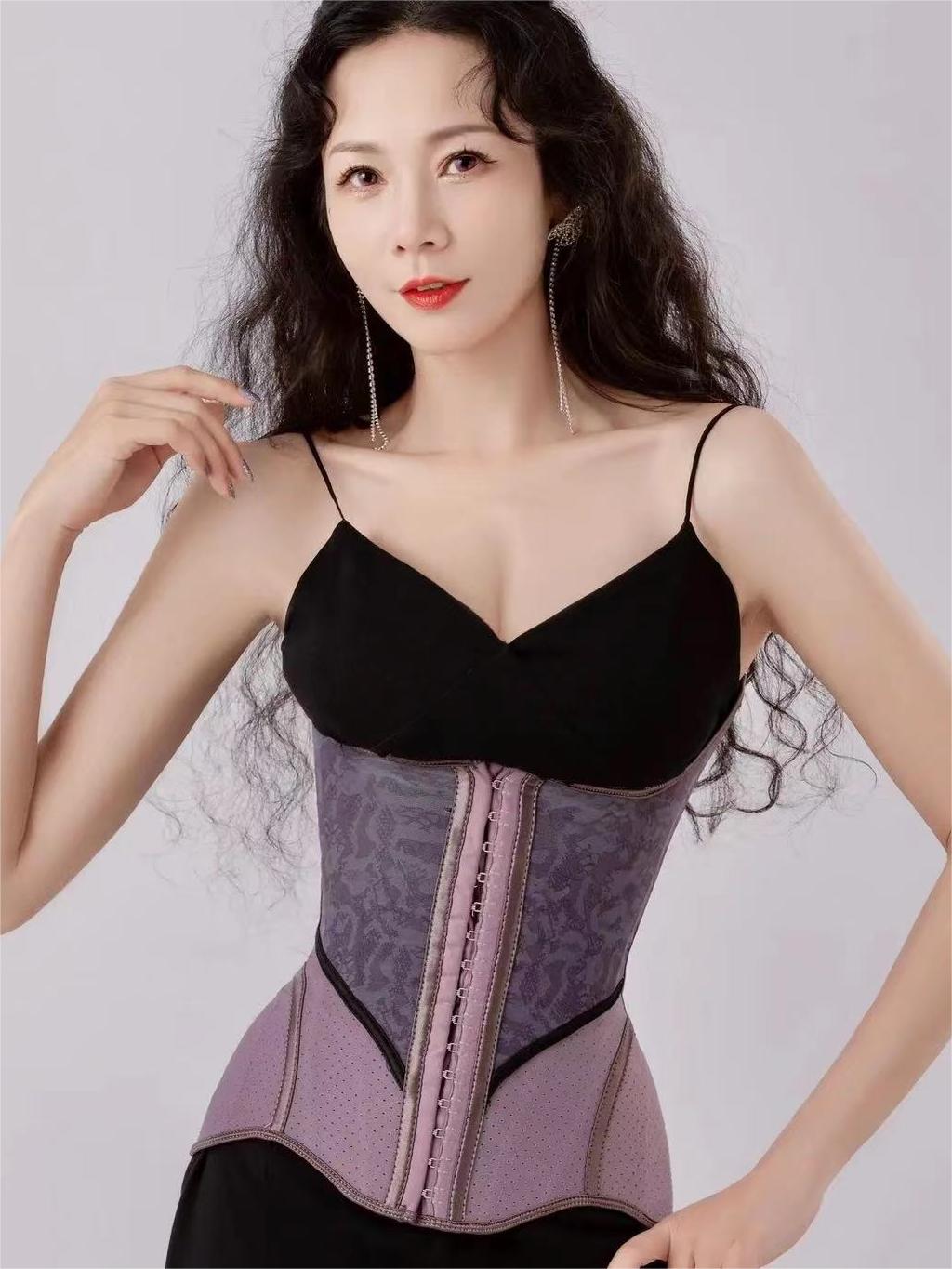 Sziqi 15 clips summerwistaria waist trainer