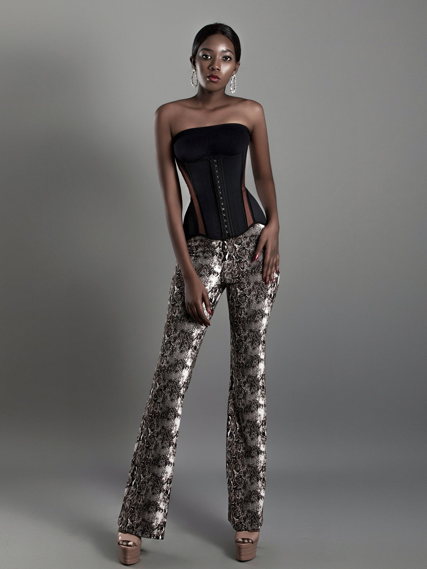 Sziqi 14 clips chocolate Strawberry latex fashion sports post-natal repair waist protection