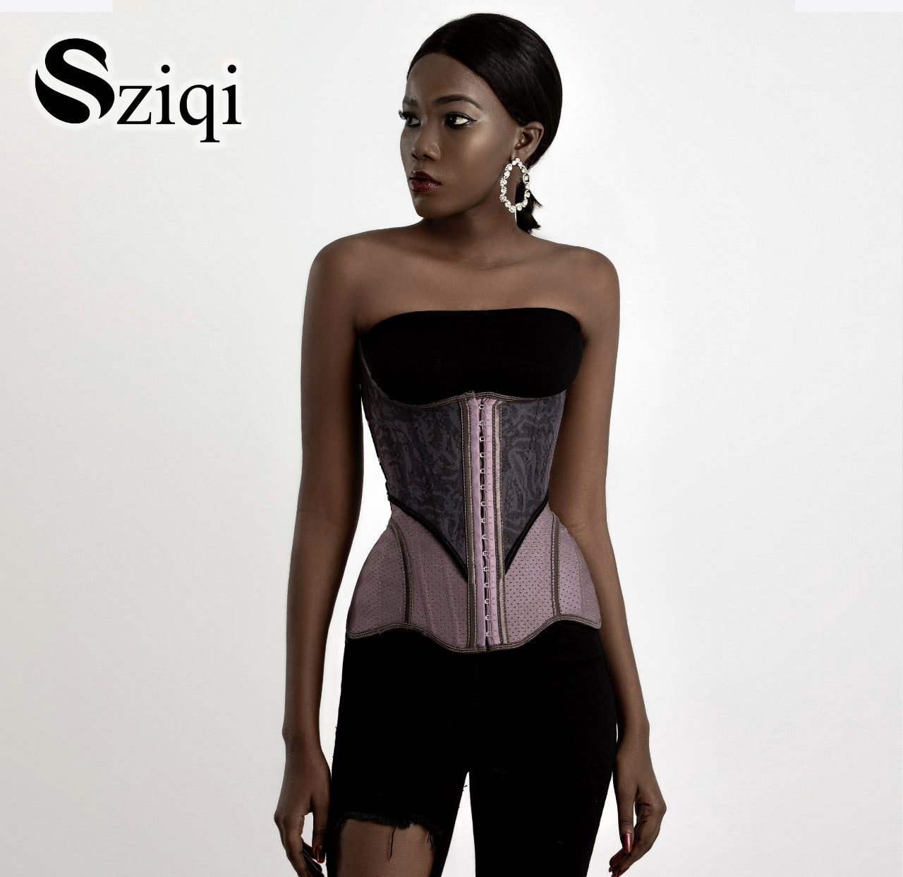 SZIQI, wisteria 15 clip waist trainer.