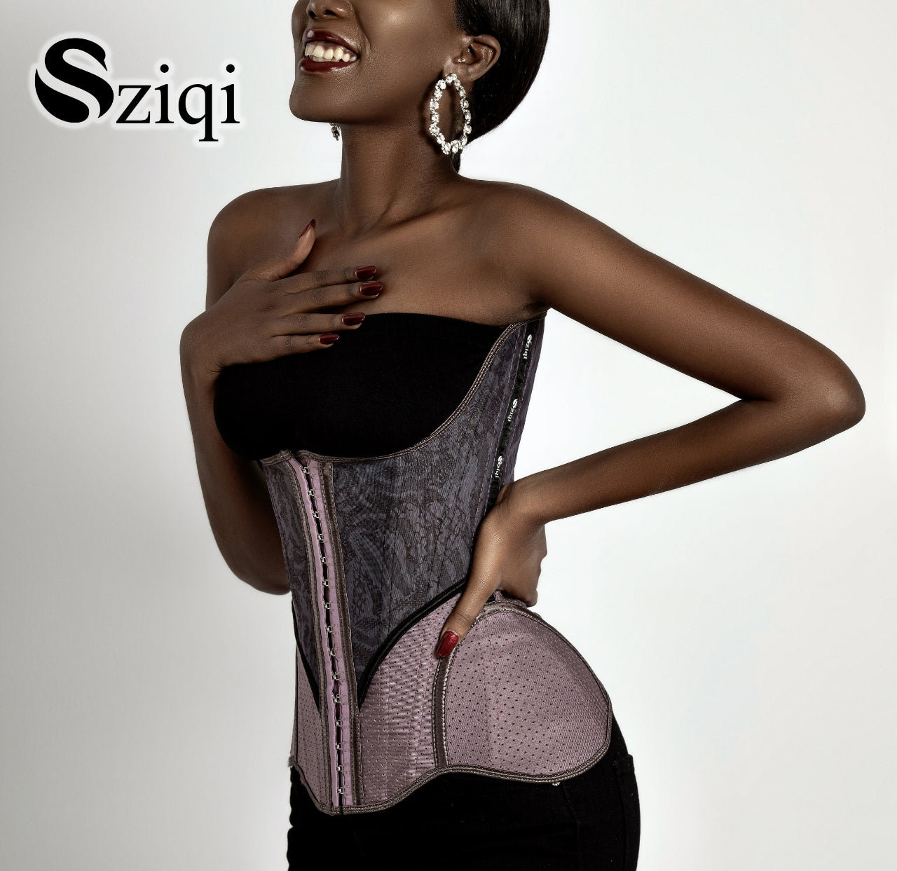 SZIQI, wisteria 15 clip waist trainer.