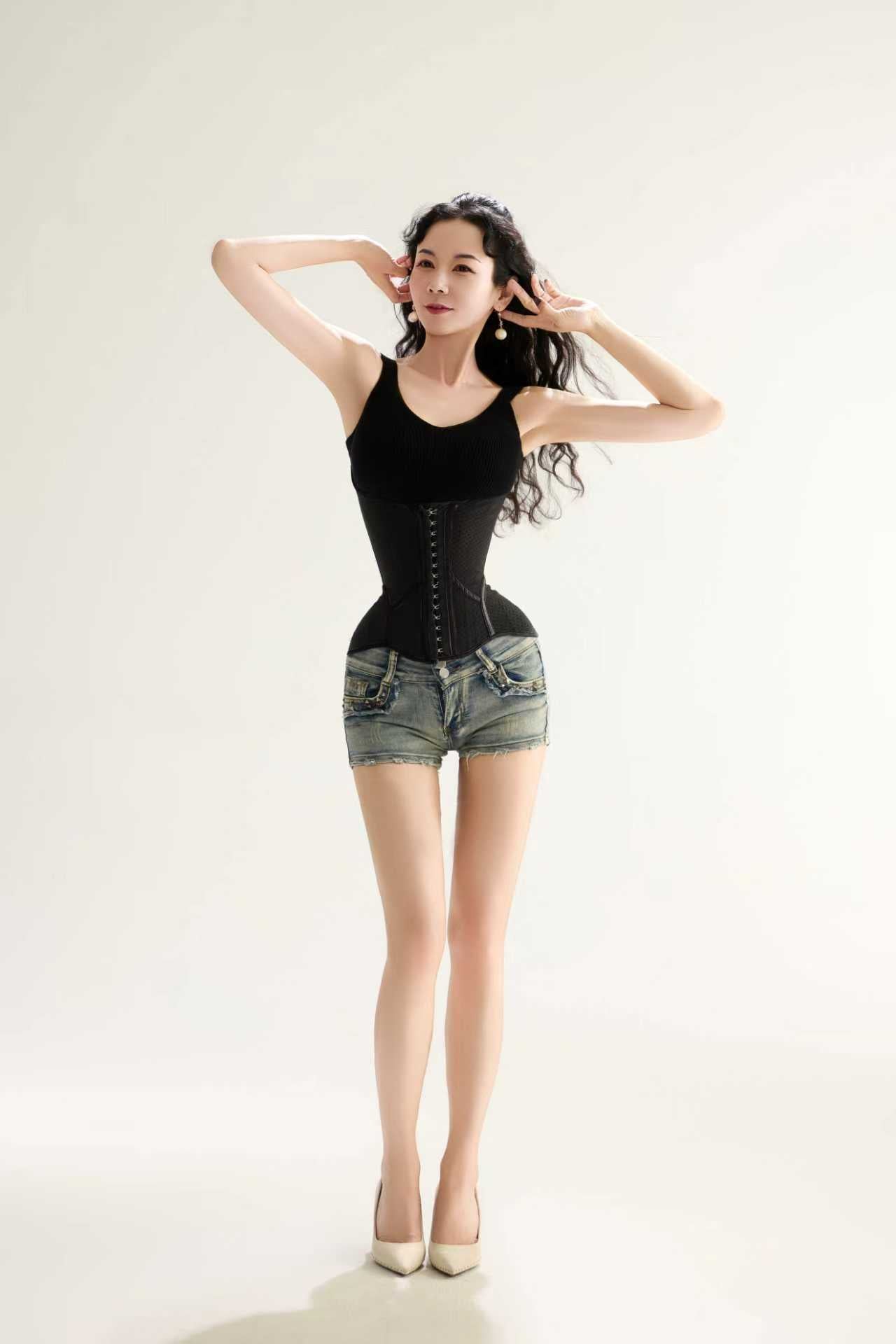 Ceinture de musculation papillon en latex Sziqi 14+1 clips