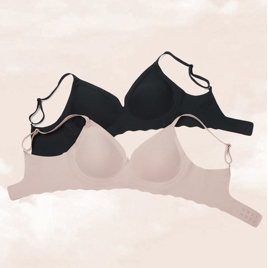 Sziqi Wire-Free Push-Up Bra