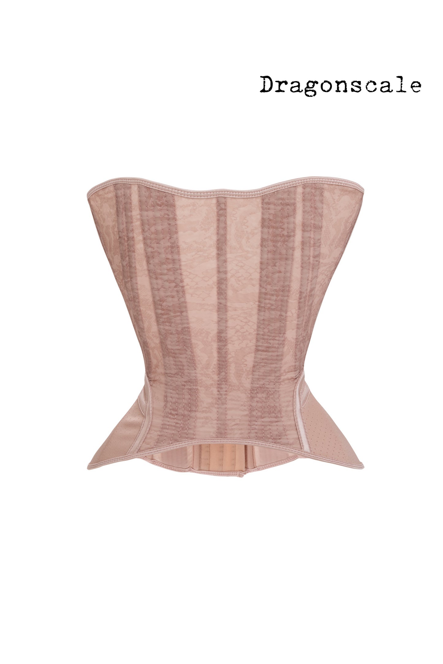 Sziqi 14+1 Buttons Dragon Dragonscale  Shapewear Skin Color Fashion Breathable Comfort Latex Strong Shaping Sports Waist Support