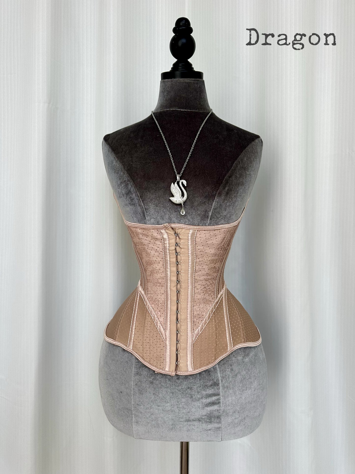 Sziqi 14+1 Buttons Dragon Dragonscale  Shapewear Skin Color Fashion Breathable Comfort Latex Strong Shaping Sports Waist Support