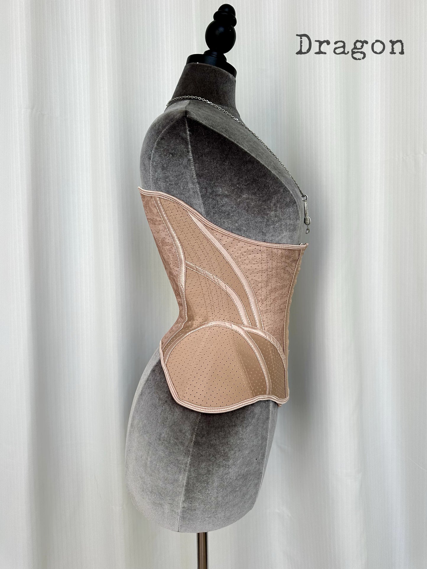 Sziqi 14+1 Buttons Dragon Dragonscale  Shapewear Skin Color Fashion Breathable Comfort Latex Strong Shaping Sports Waist Support